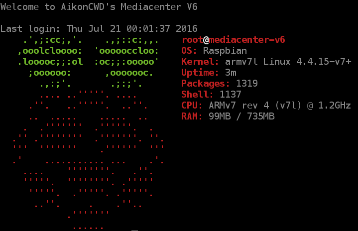 Primer login en Raspberry Primer login en Raspberry